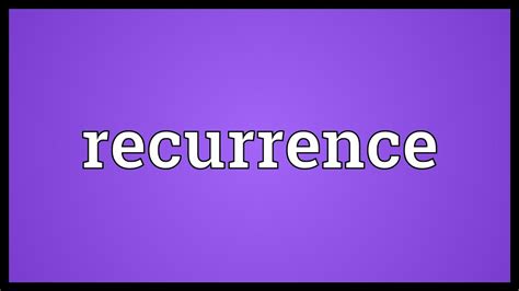 Synonyms for RECURRENT: chronic, cyclical, habitual, repeated, repetitive, cyclic, reoccurring, isochronal, perennial; Antonyms for RECURRENT: isolated, single ...